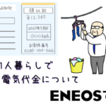 ENEOSでんきの一人暮らし料金を比較